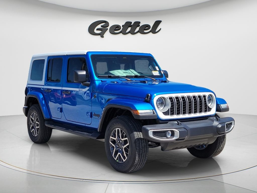 New 2026 Hydro Blue Pearl-Coat Exterior Paint Jeep Sahara image 3