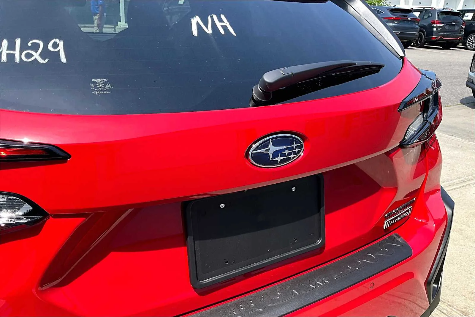 New 2026 Pure Red Subaru Limited Hybrid image 12
