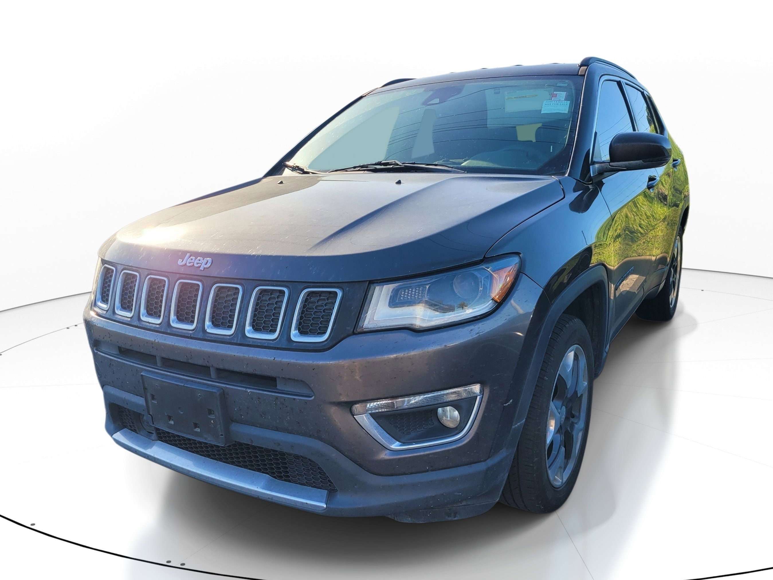 Used 2018 Granite Crystal Metallic Clearcoat Jeep Limited image 3