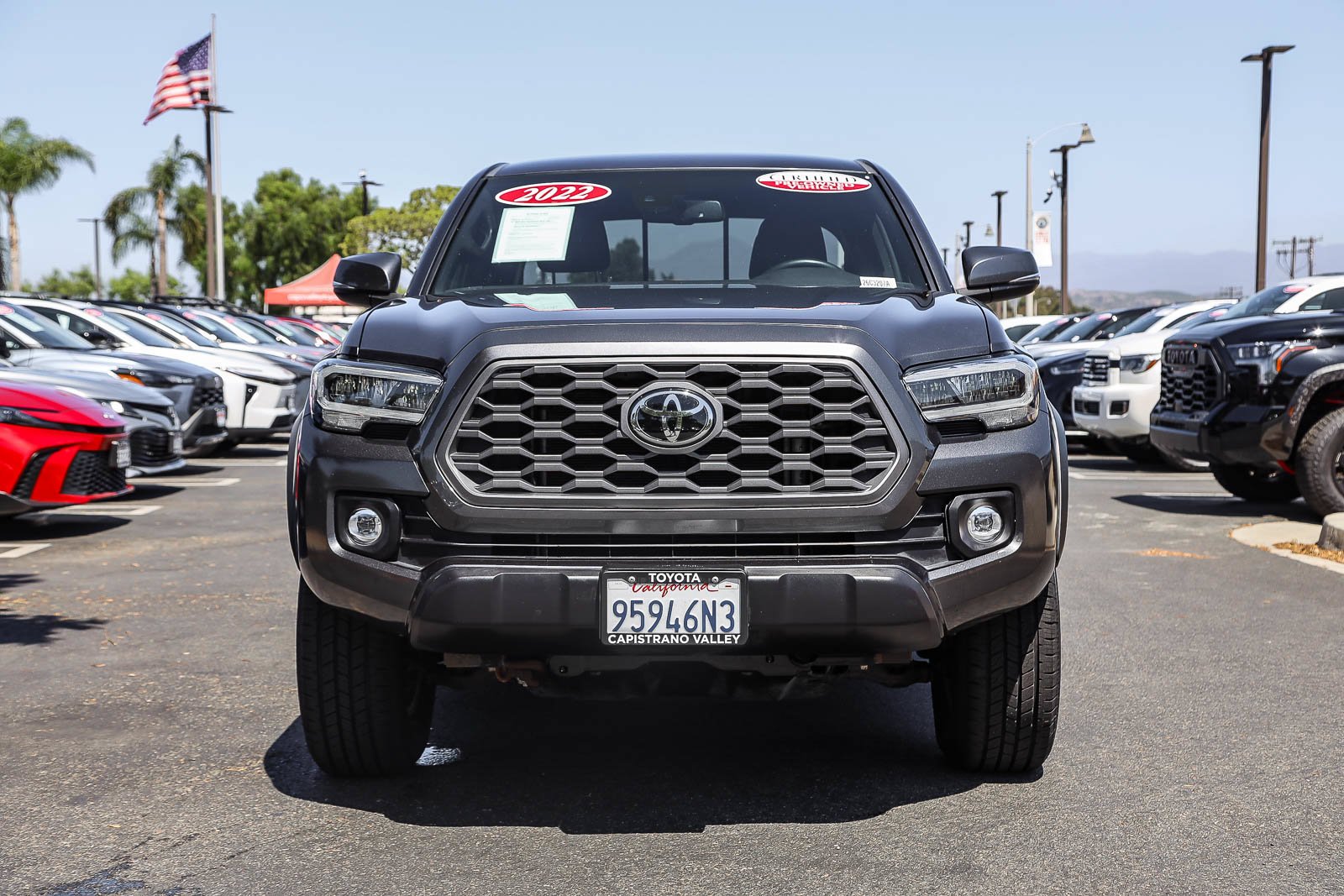 Certified Used 2022 Magnetic Gray Metallic Toyota TRD Off-Road image 2