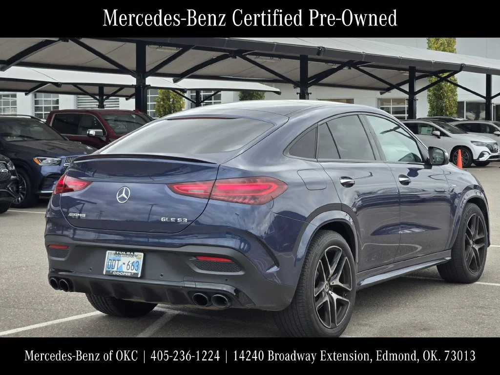 Certified Used 2024 Twilight Blue Metallic Mercedes-Benz GLE 53 AMG® image 5