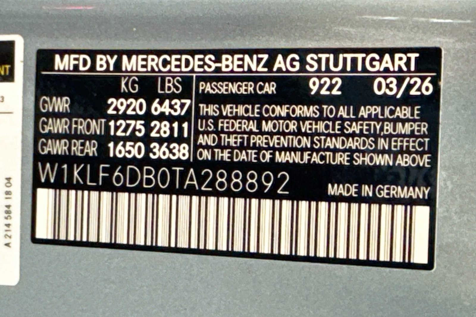 New 2026 Cirrus Silver Metallic Mercedes-Benz AMG® E 53 E image 30
