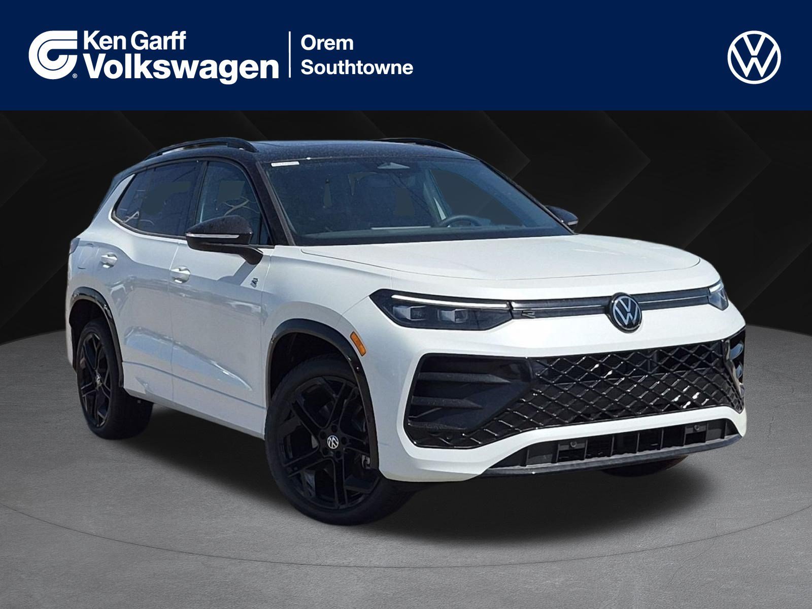 New 2026 Opal White w/Deep Black Roof Volkswagen SE R-Line Black image 1
