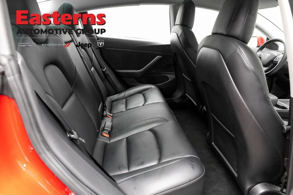 Used 2021 Red Tesla Standard Range Plus image 16