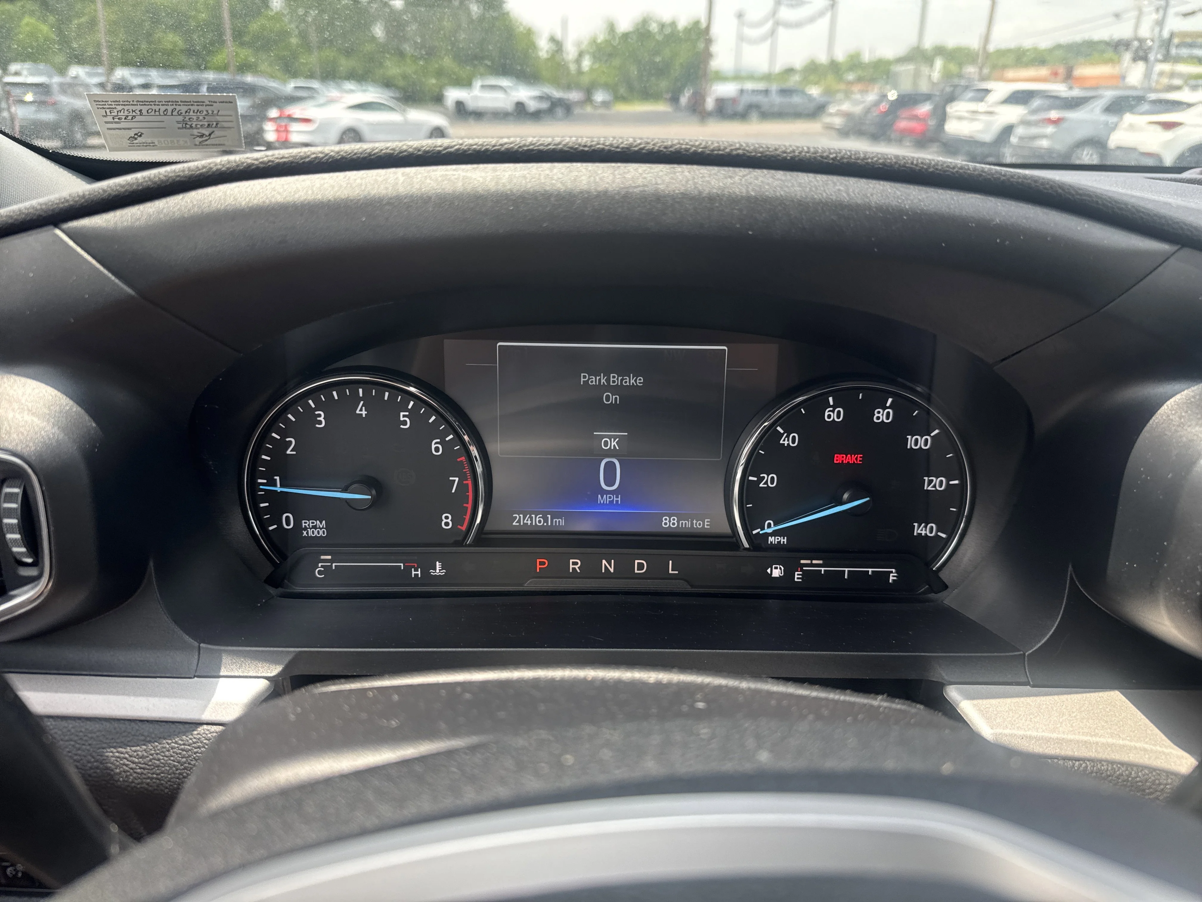 Used 2023 Star White Metallic Tri-Coat Ford XLT image 21