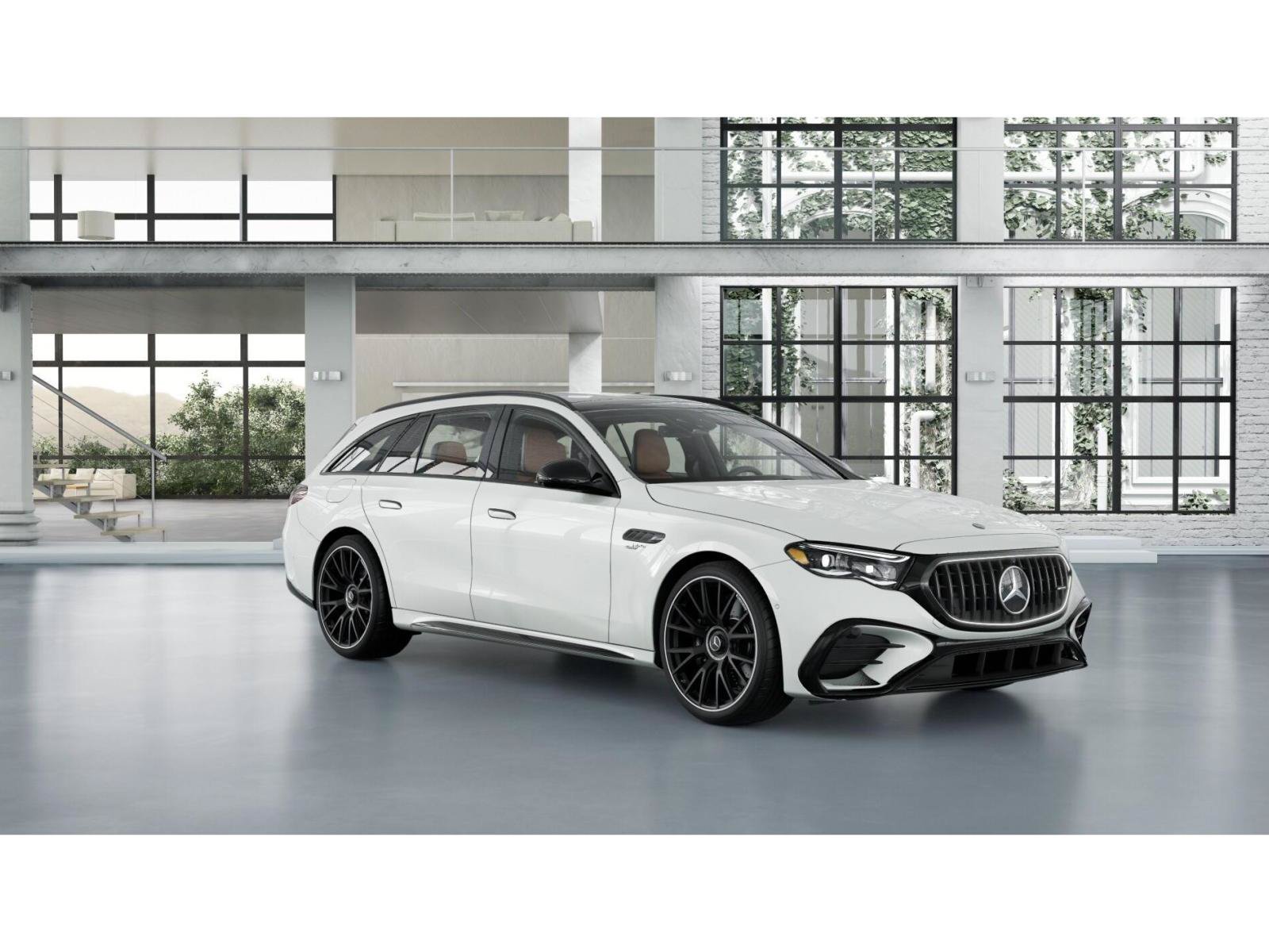 New 2027 MANUFAKTUR Moonlight White Metallic Mercedes-Benz AMG® E 53 Hybrid Wagon image 11