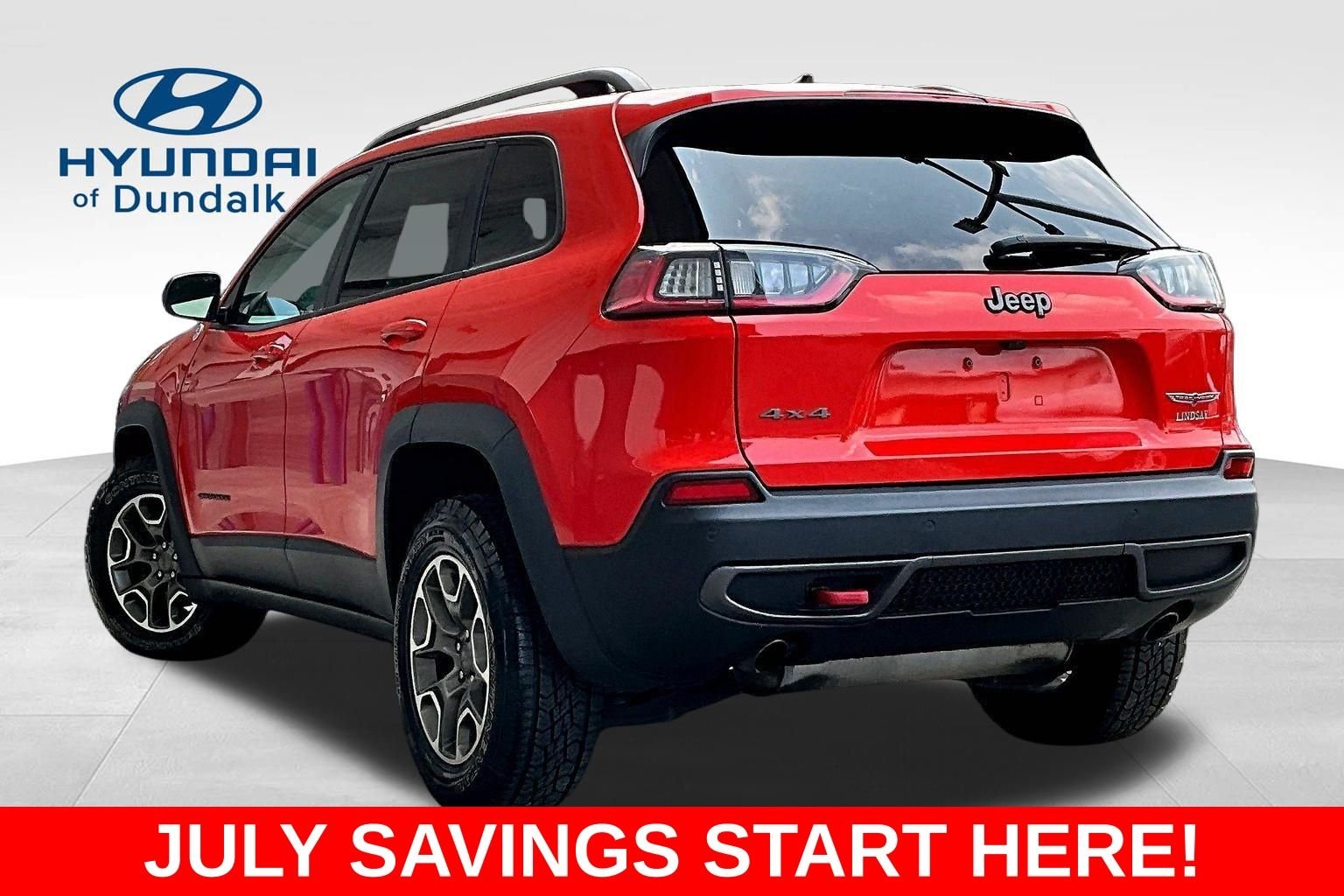 Used 2021 Orange Jeep Trailhawk image 3
