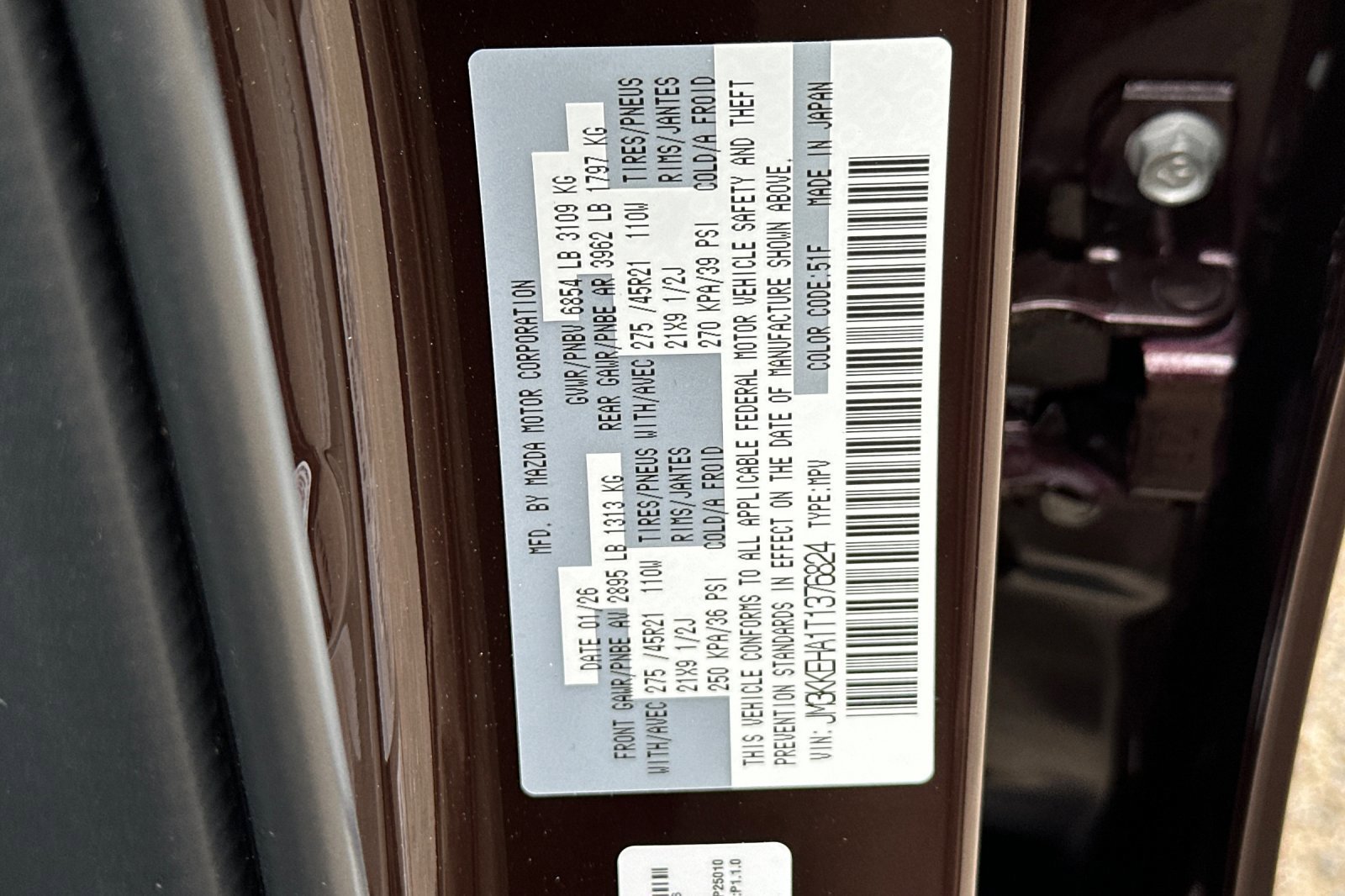 New 2026 ARTISAN RED PREMIUM MAZDA Premium Plus image 37