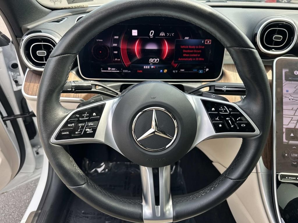 Certified Used 2024 MANUFAKTUR Moonlight White Metallic Mercedes-Benz C 300 image 24