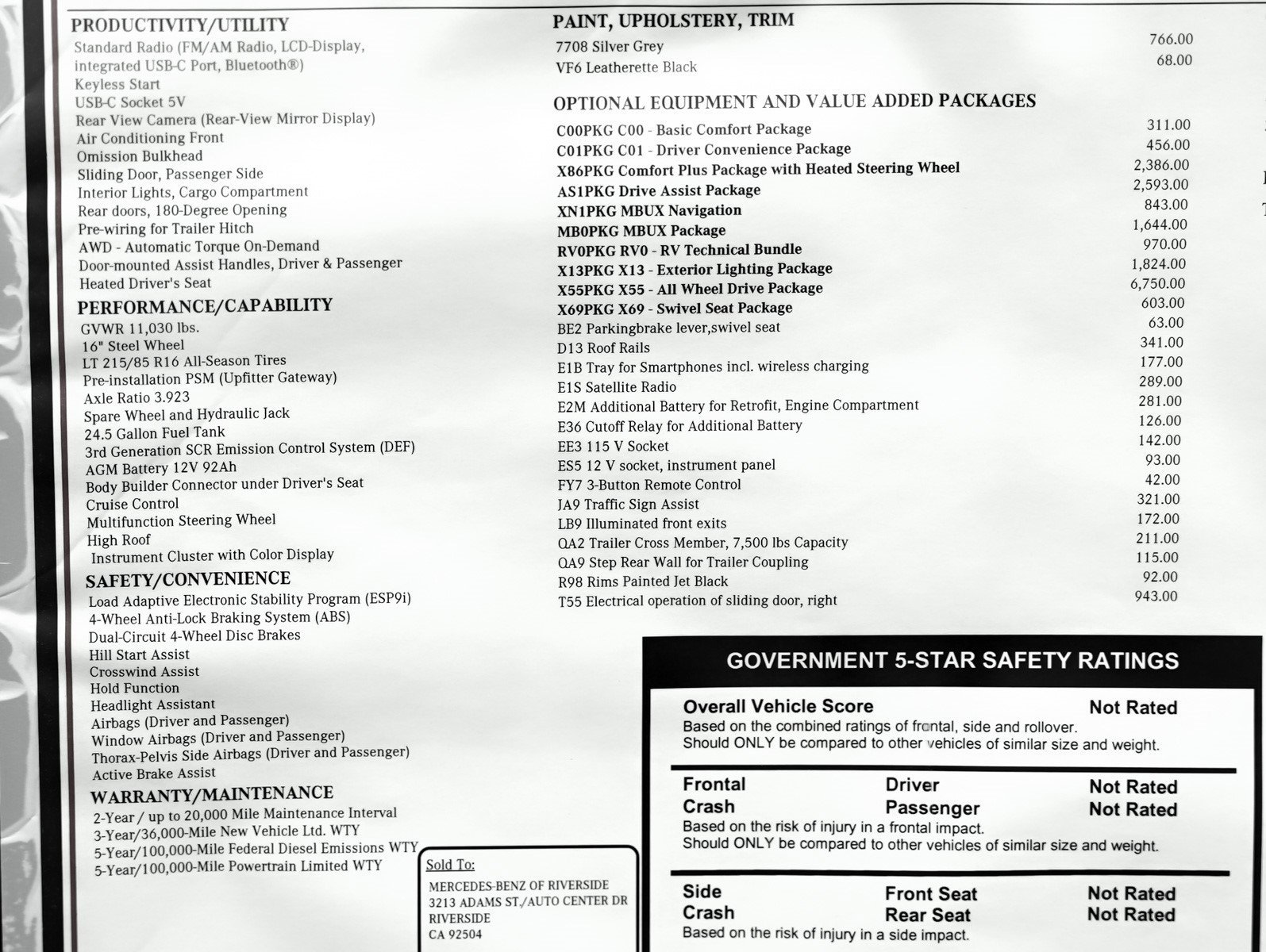 2025 Mercedes-Benz Sprinter Cargo Van Base - Photo 26