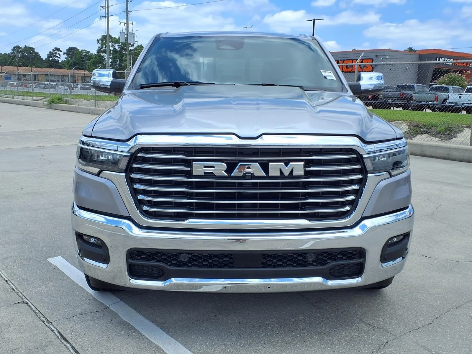 2025 Ram 1500 Laramie Silver at Robbins Nissan