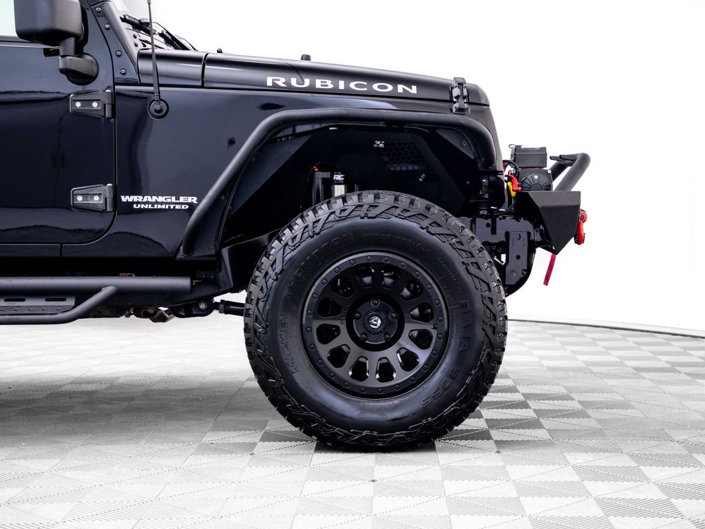 Used 2017 Black Clearcoat Jeep Unlimited Rubicon image 32