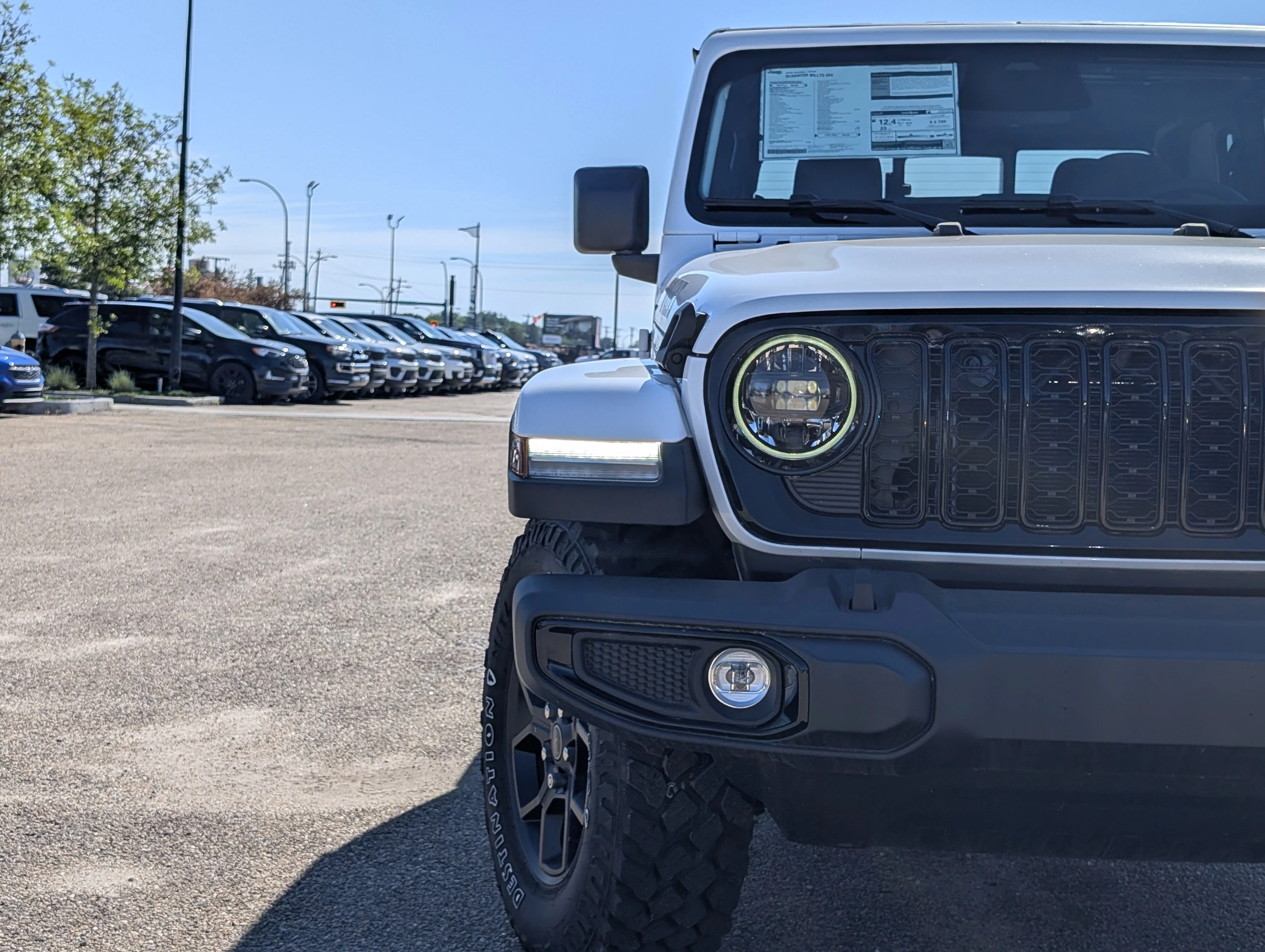 New 2026 Bright White Jeep Willys image 11