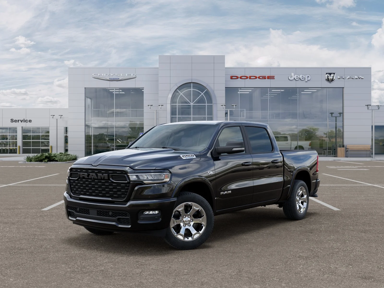 New 2026 Diamond Black Crystal Pearlcoat RAM Big Horn/Lone Star image 28