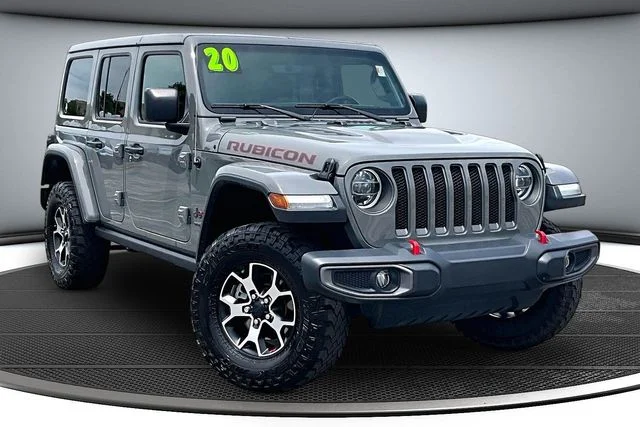 Used 2020 Sting Gray Clearcoat Jeep Unlimited Rubicon image 3