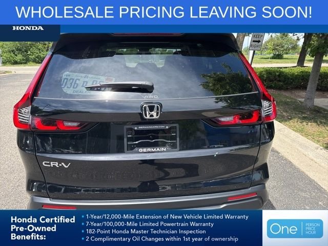 Certified Used 2025 Crystal Black Pearl Honda 1.5T AWD EX image 9