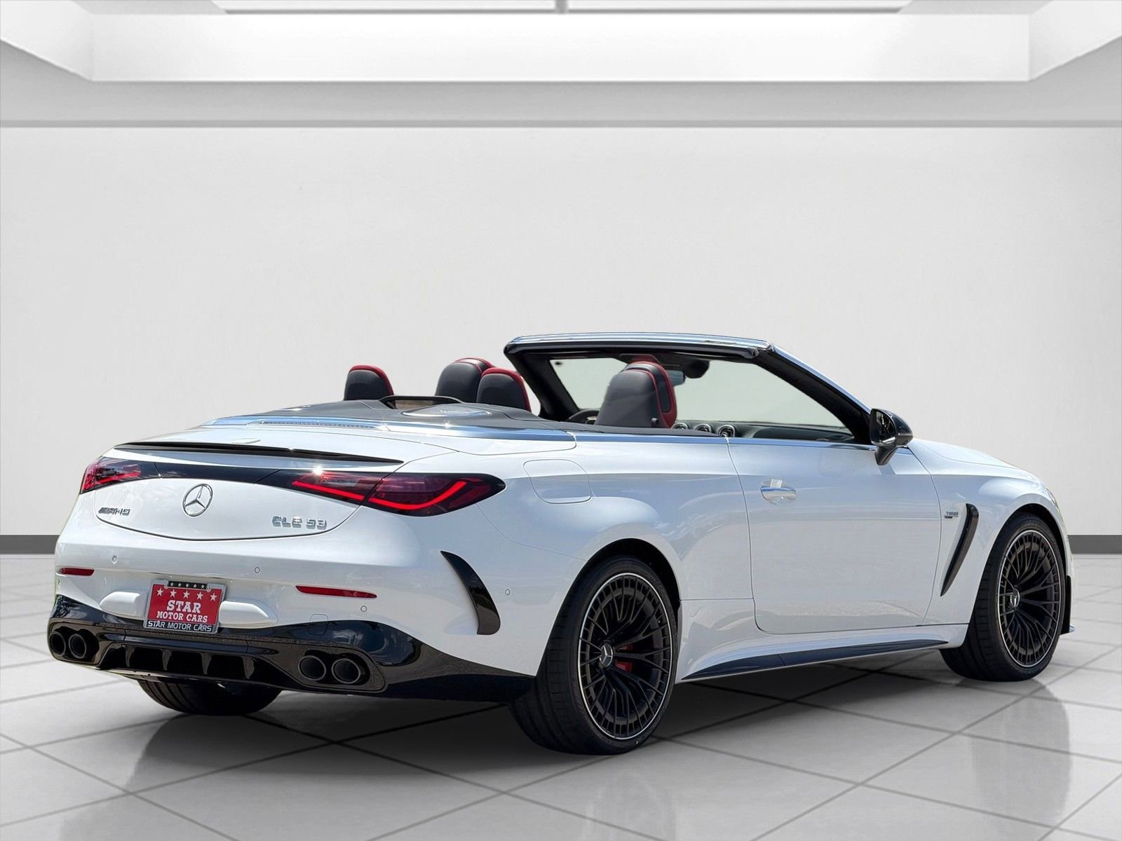 New 2026 MANUFAKTUR Moonlight White Metallic Mercedes-Benz AMG® CLE 53 4MATIC+ Cabriolet image 24