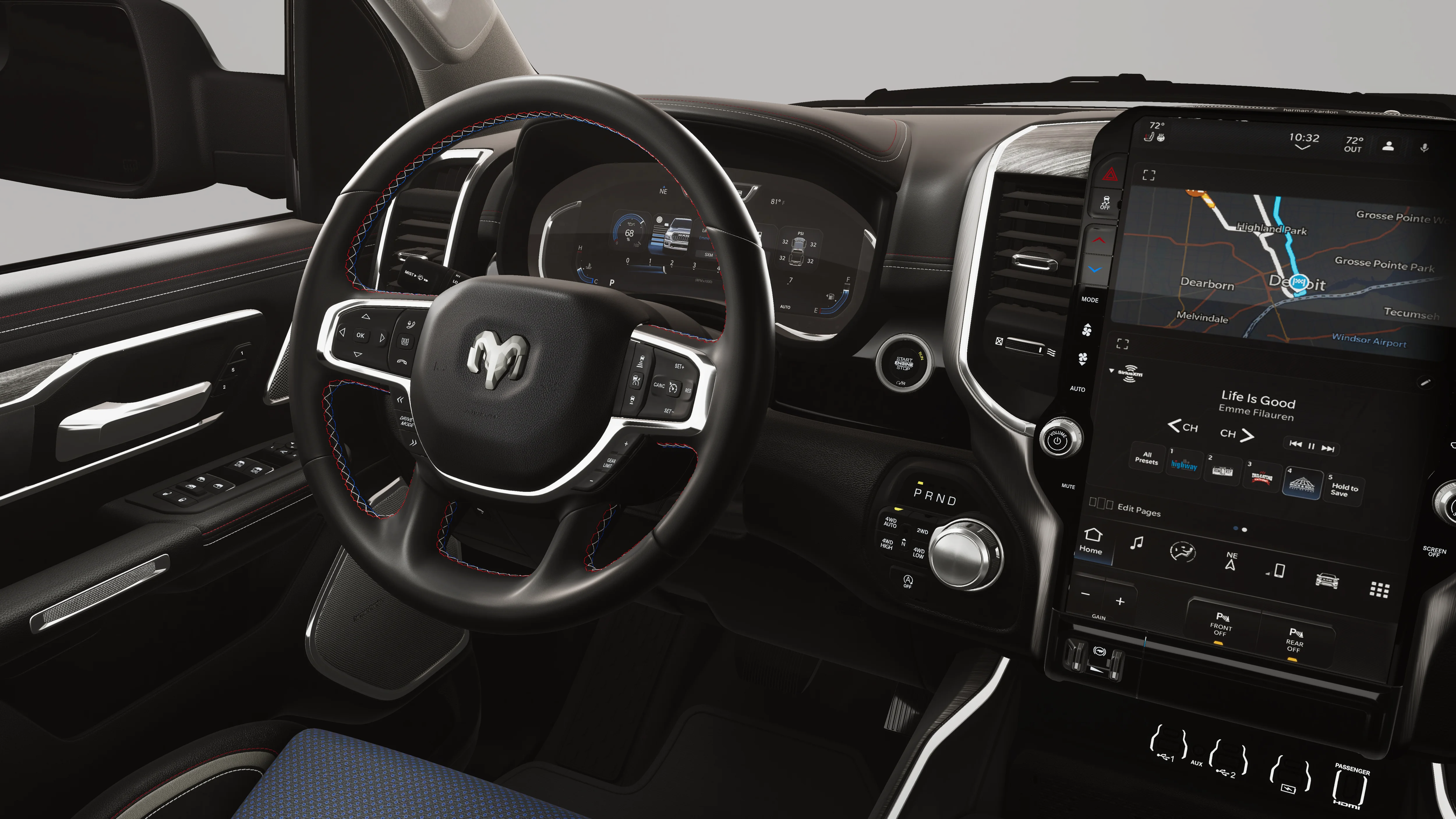 New 2026 Bright White Clear-Coat Exterior Paint RAM LARAMIE image 21