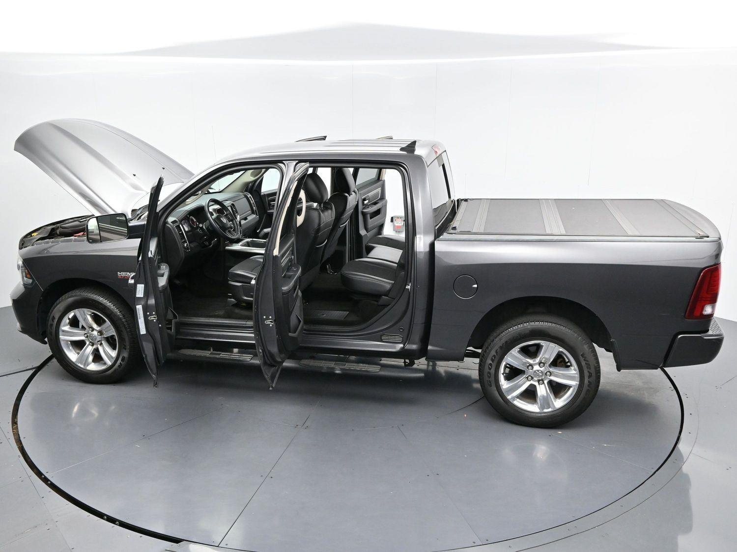 Used 2017 Granite Crystal Metallic Clearcoat Ram Sport image 38