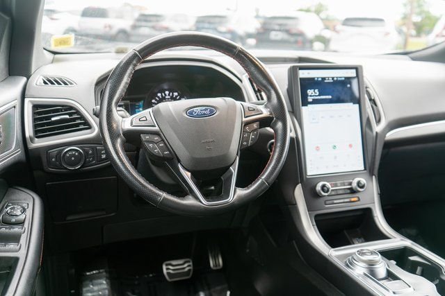 Used 2022 Stone Blue Metallic Ford ST Line image 14