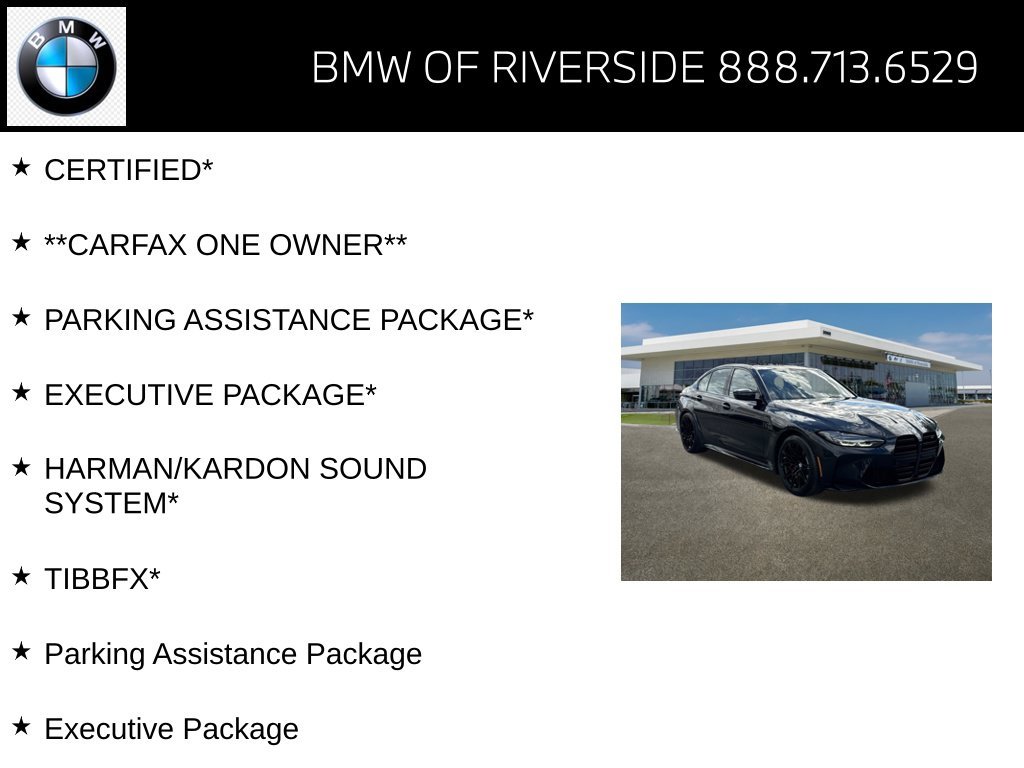 Certified Used 2023 Black Sapphire Metallic BMW Competition image 15