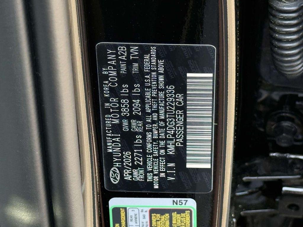 New 2026 Abyss Black Hyundai Limited image 30
