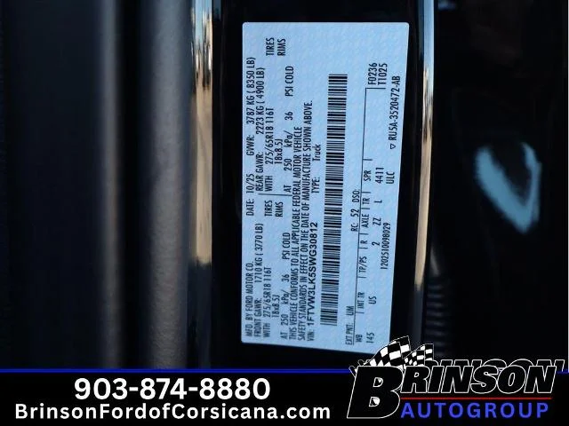 New 2025 Agate Black Metallic Ford XLT image 37