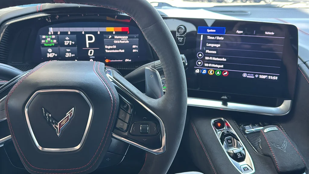 Used 2022 Gray Metallic Chevrolet Stingray image 9