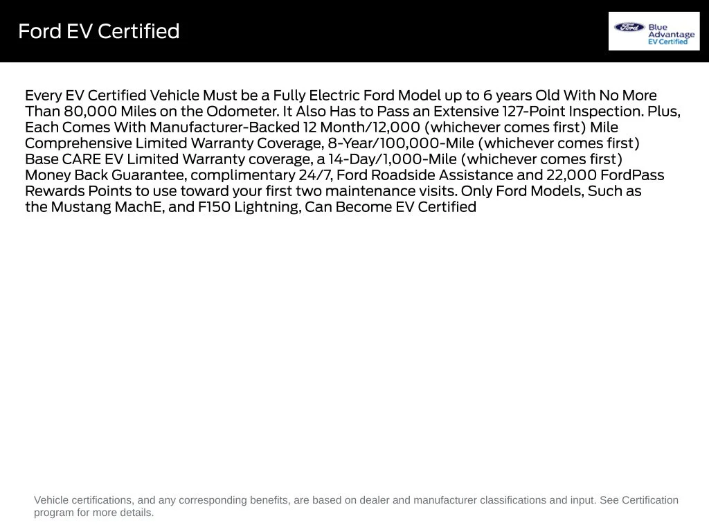 Certified Used 2023 White Ford Premium image 3