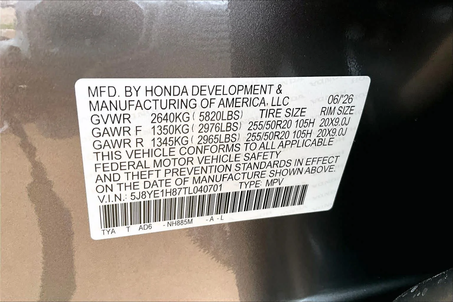 New 2026 Liquid Carbon Metallic Acura w/Advance Package image 19