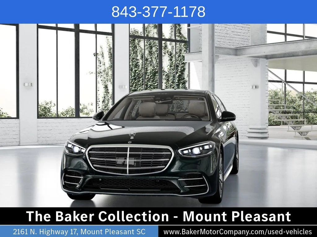 Certified Used 2026 Emerald Green Metallic Mercedes-Benz S 500 image 42