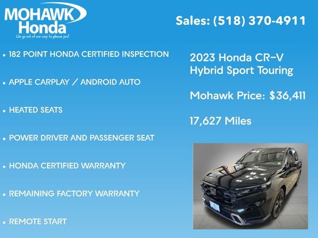 Certified Used 2023 Crystal Black Pearl Honda Sport Touring image 16