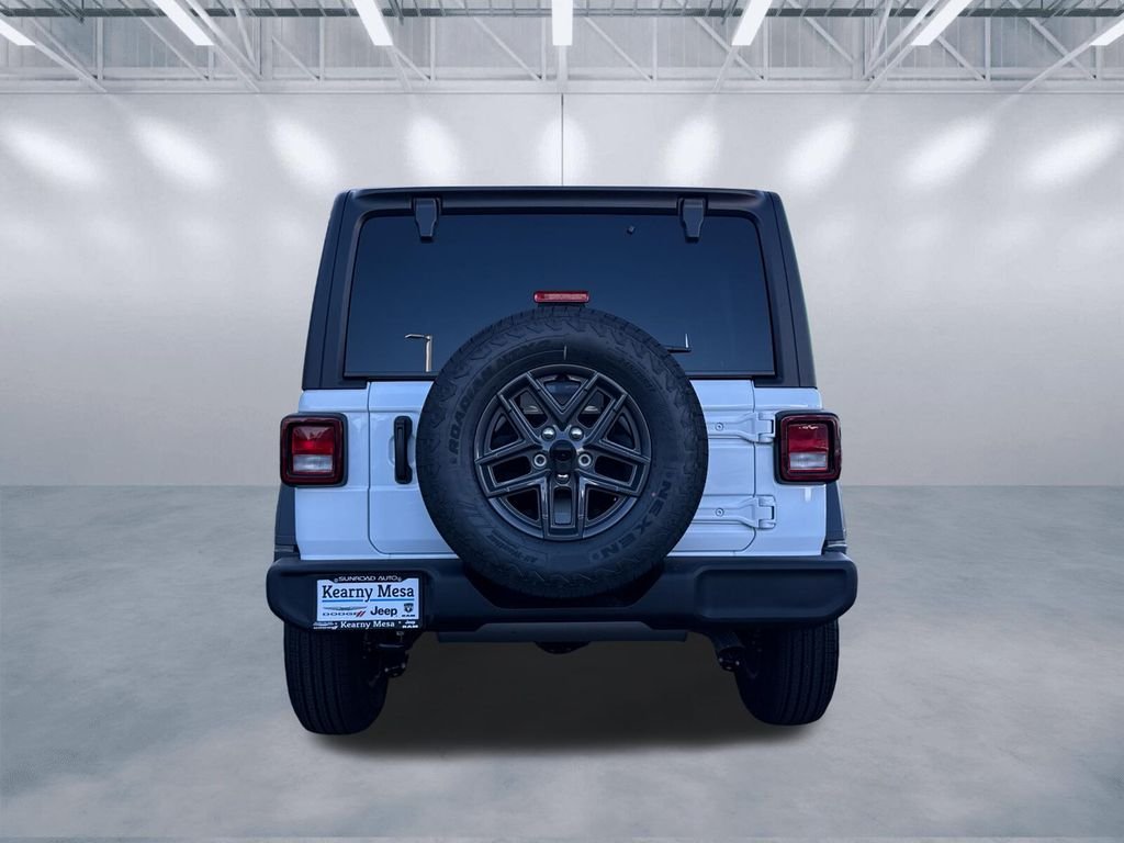 New 2026 Bright White Clear-Coat Exterior Paint Jeep Sport S image 8