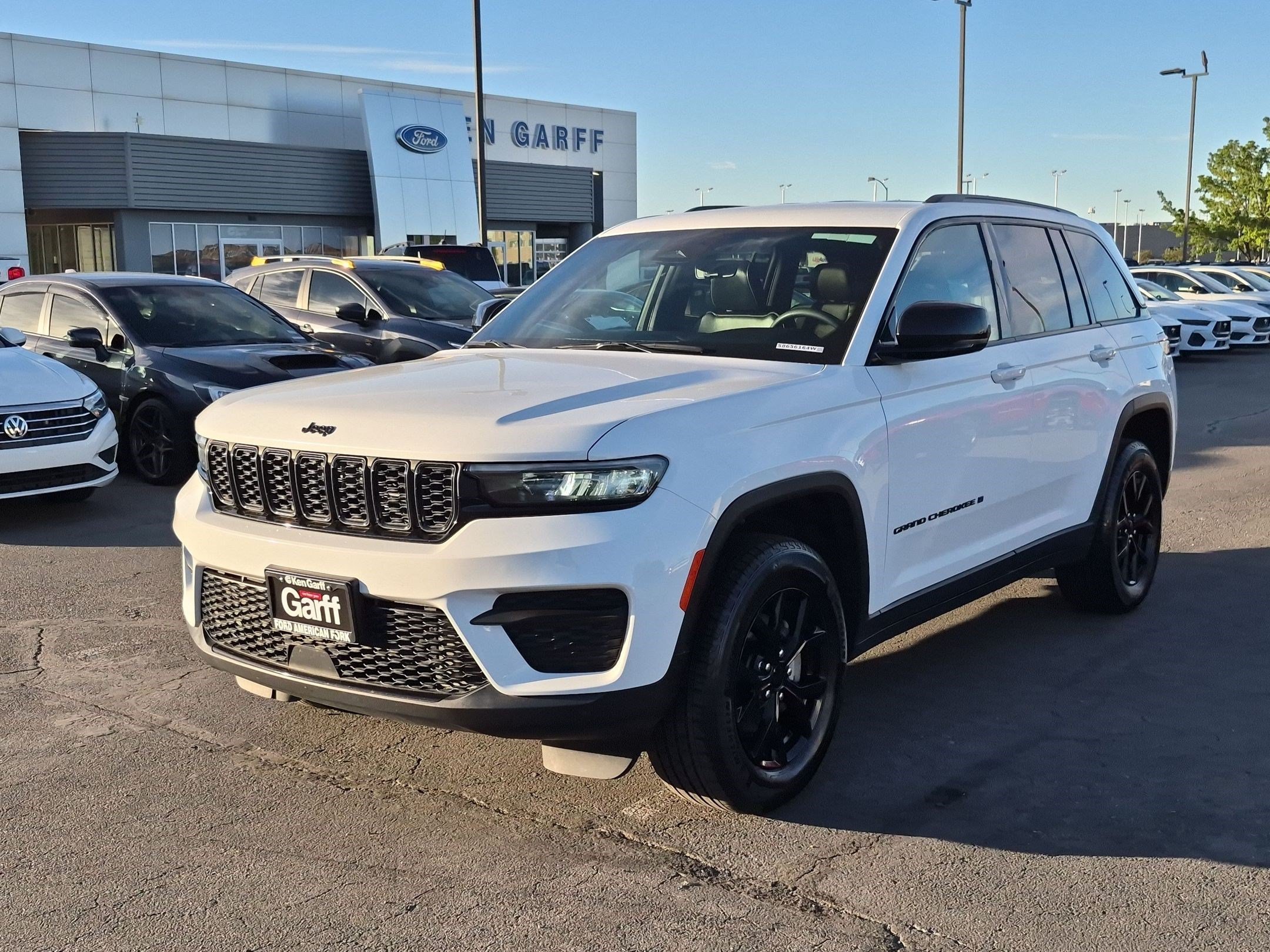 Used 2025 Bright White Clearcoat Jeep Altitude image 8