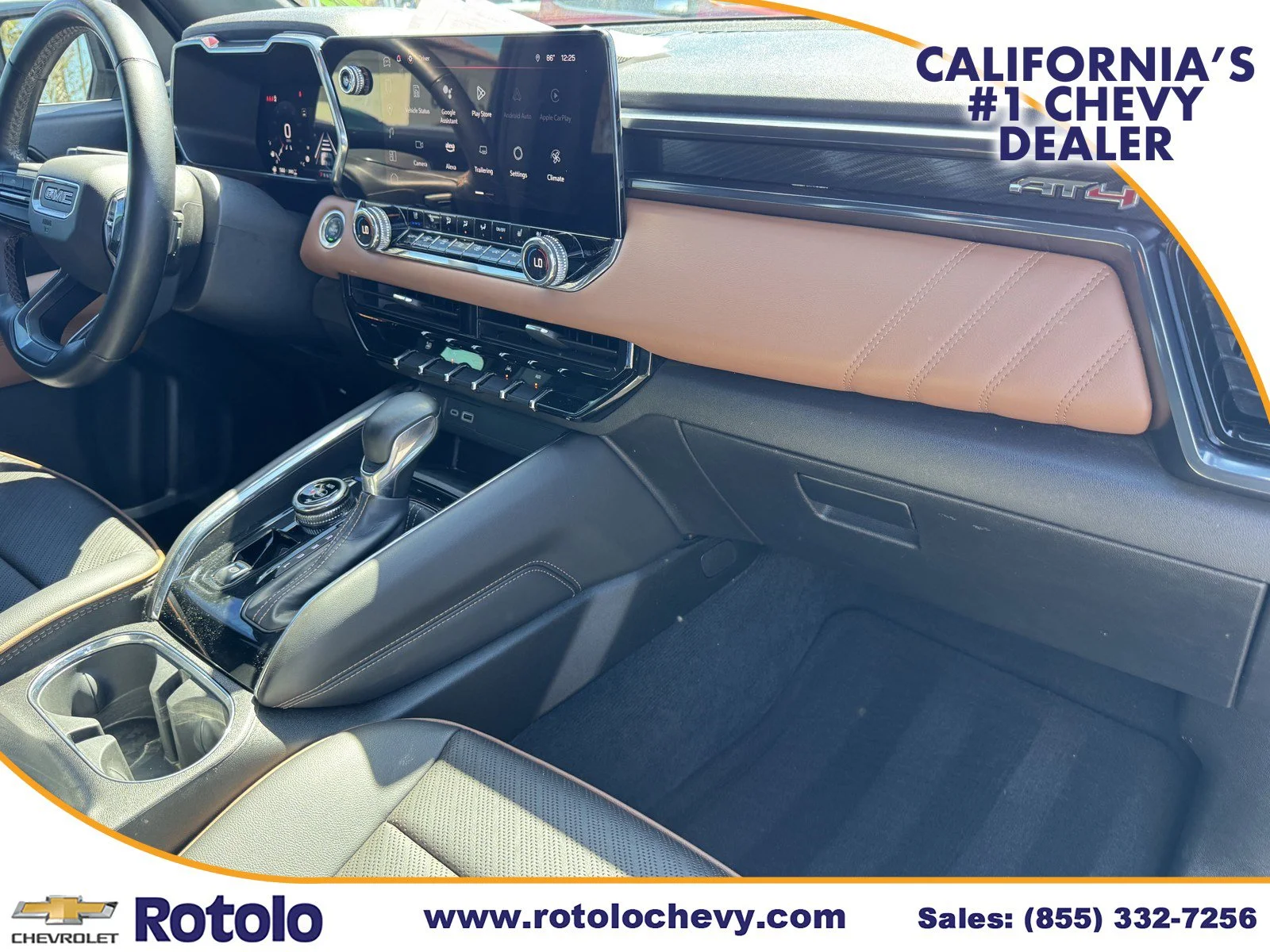 Used 2024 Sterling Metallic GMC 4WD AT4 image 7