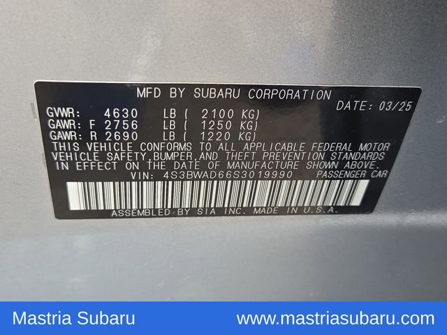 Used 2025 Ice Silver Metallic Subaru Premium image 8