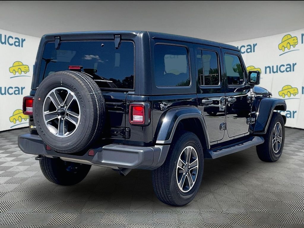 Used 2023 Black Clearcoat Jeep Sahara image 6