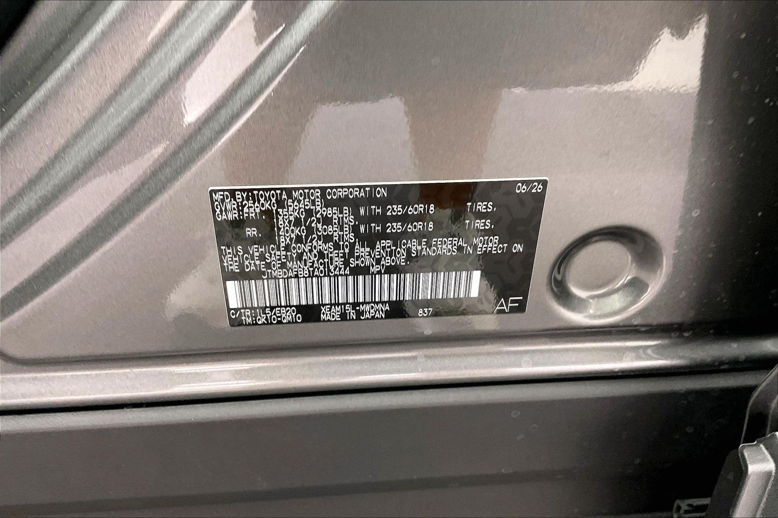 New 2026 Heavy Metal Toyota XLE AWD image 20