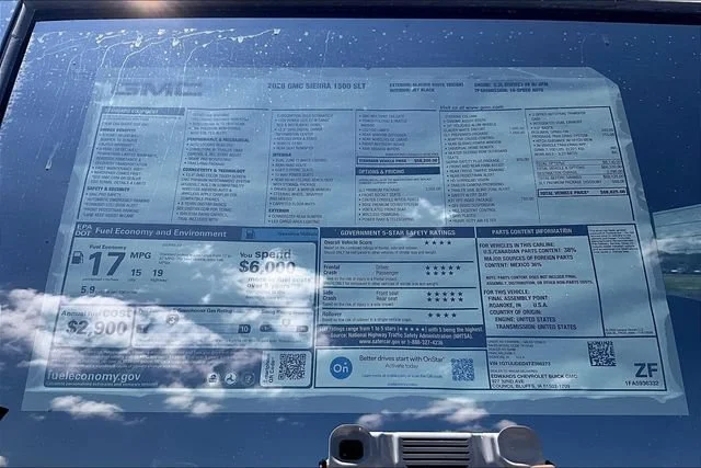 New 2026 Glacier White Tricoat GMC SLT image 13