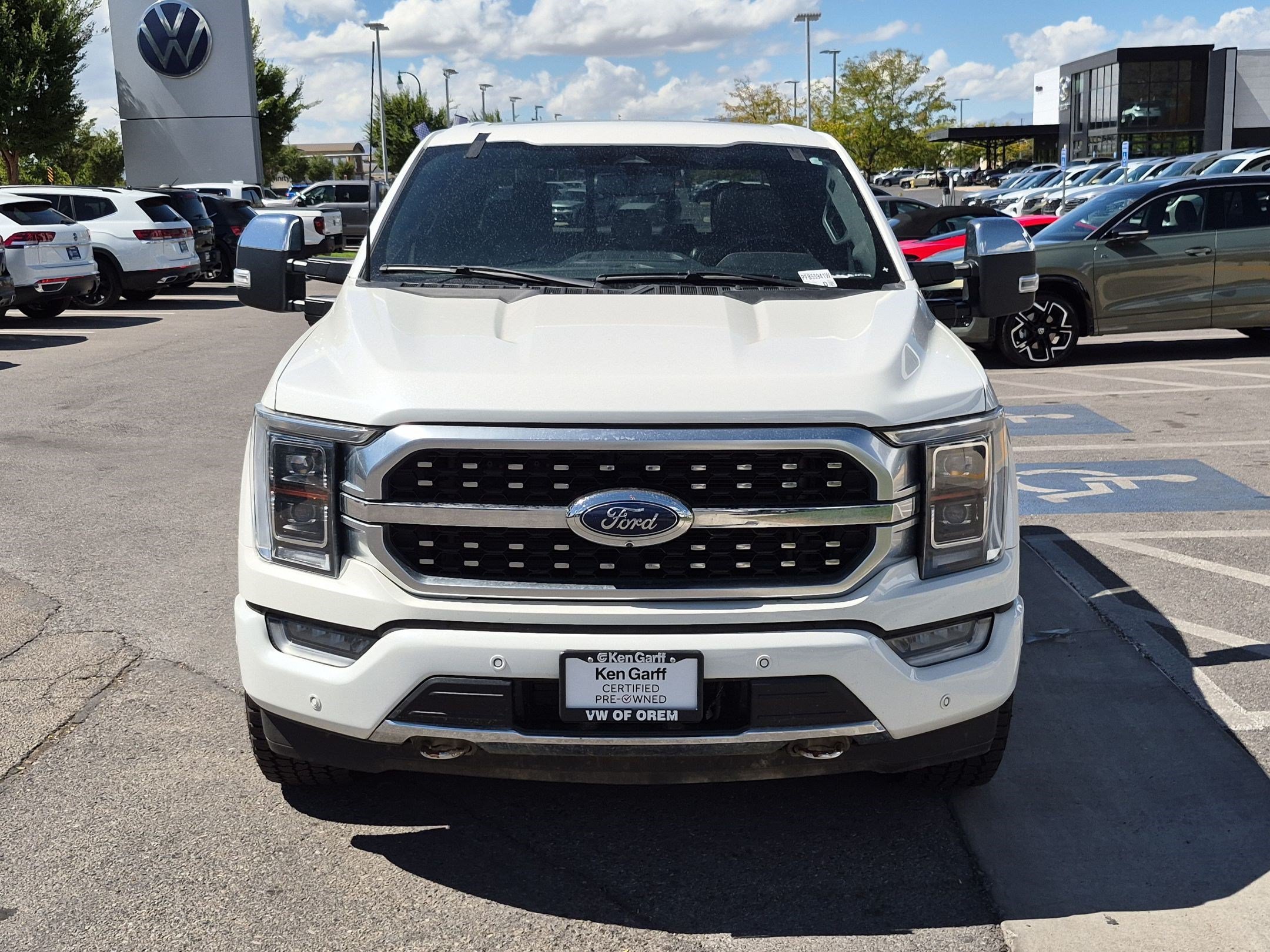 Used 2023 Star White Metallic Tri-Coat Ford Platinum image 10