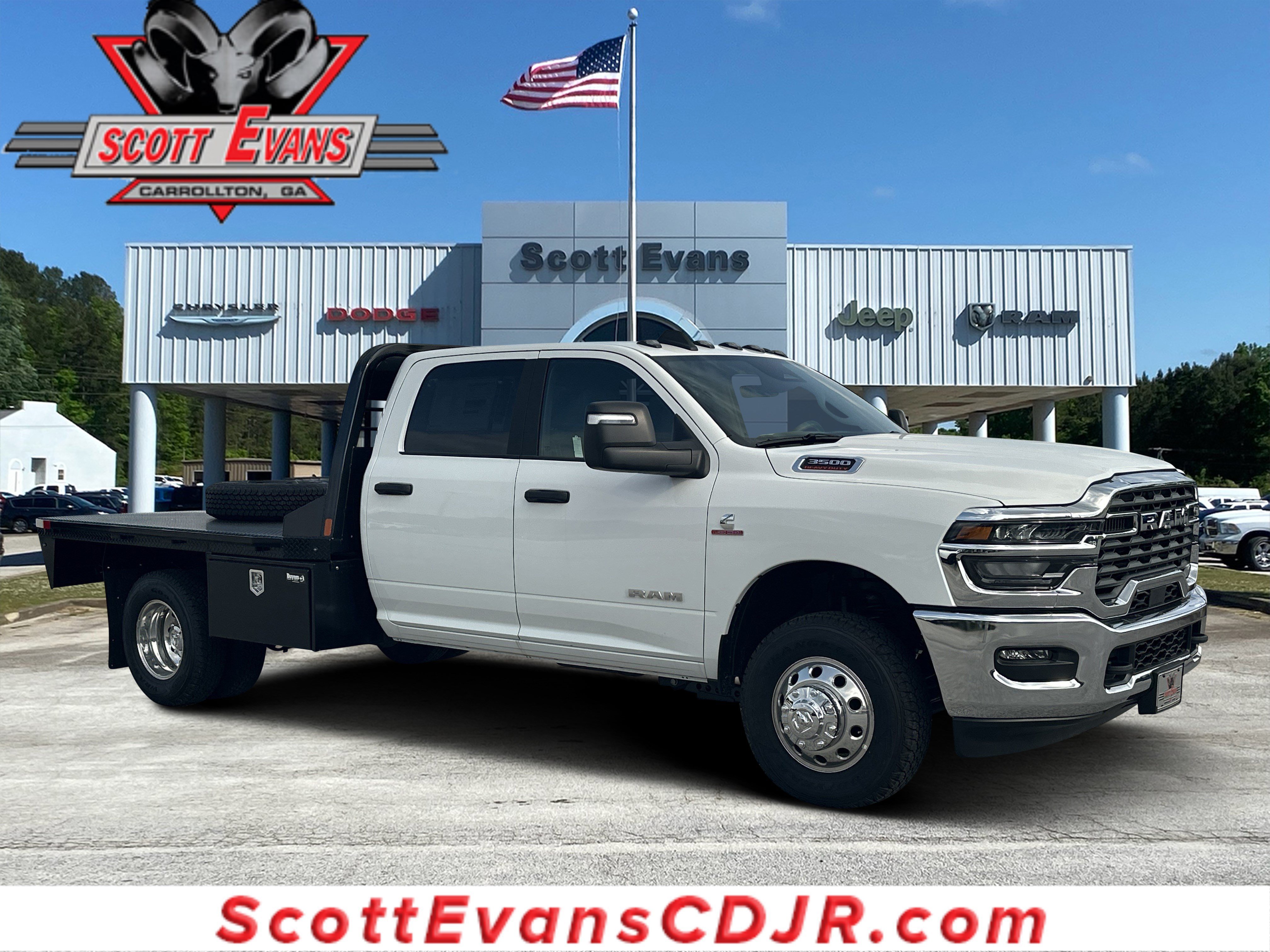 New 2026 Bright White Clear-Coat Exterior Paint RAM Big Horn image 1