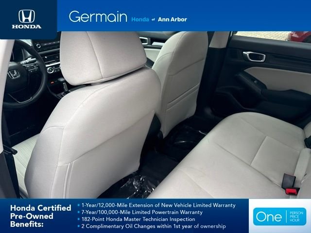 Certified Used 2023 Platinum White Pearl Honda 1.5T 4D EX BD image 13