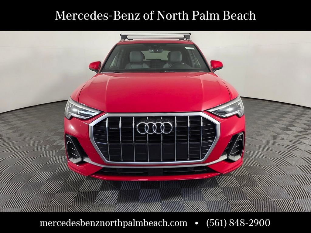 Used 2020 Audi Q3 S Line Premium Plus with VIN WA1EECF3XL1038547 for sale in Palm Beach Gardens, FL
