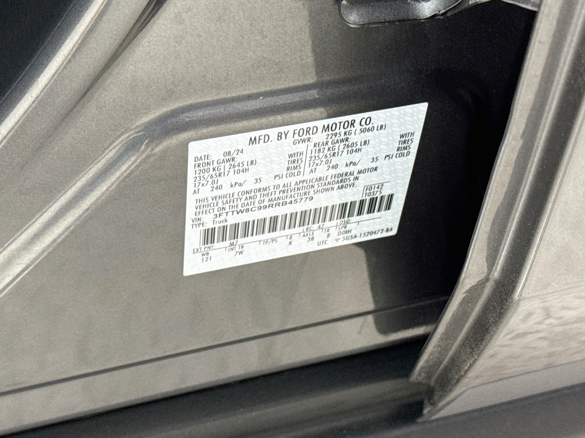 Used 2024 Carbonized Gray Metallic Ford XLT Advanced image 31