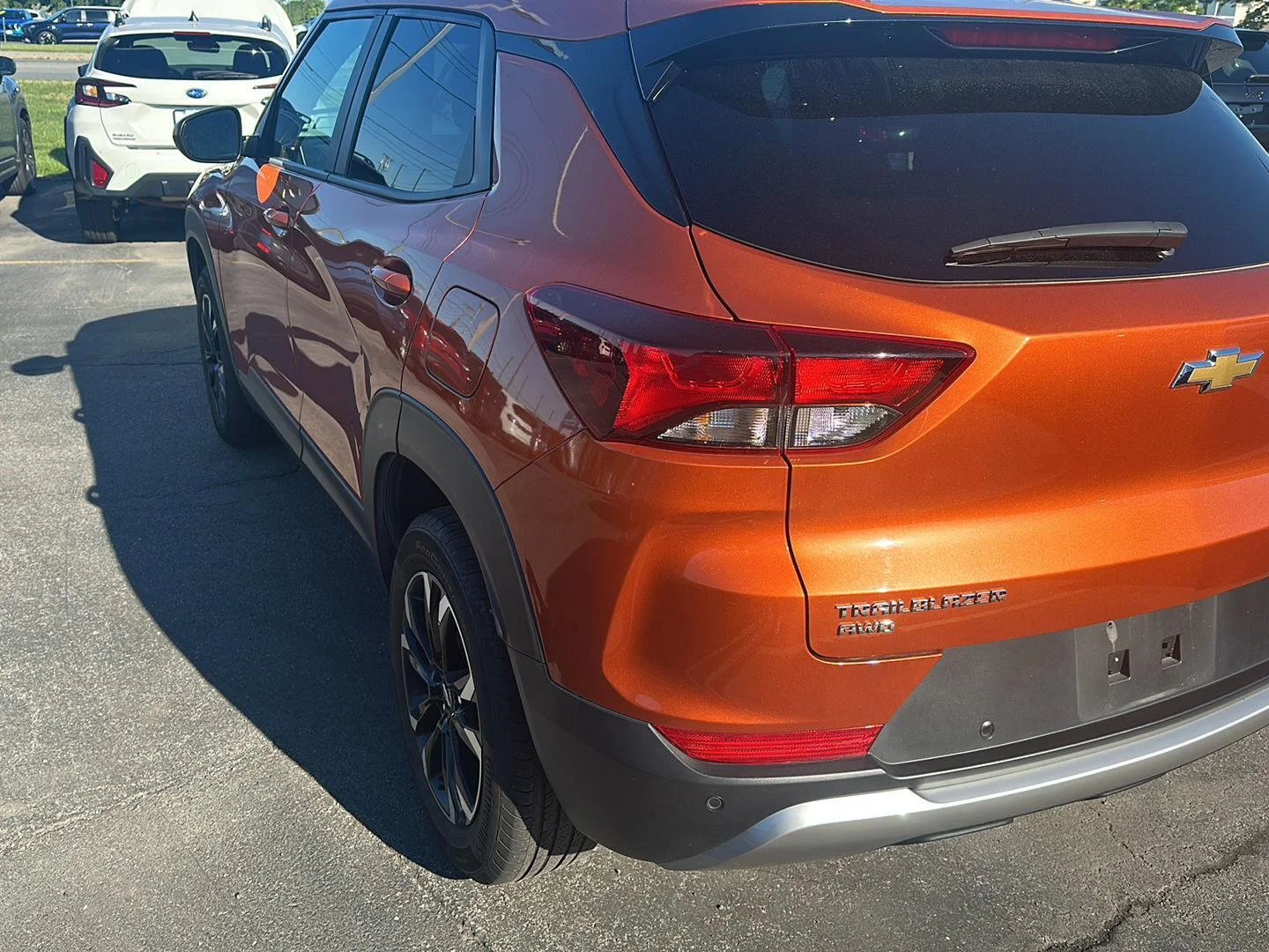 Used 2023 Vivid Orange Metallic Chevrolet LT image 5