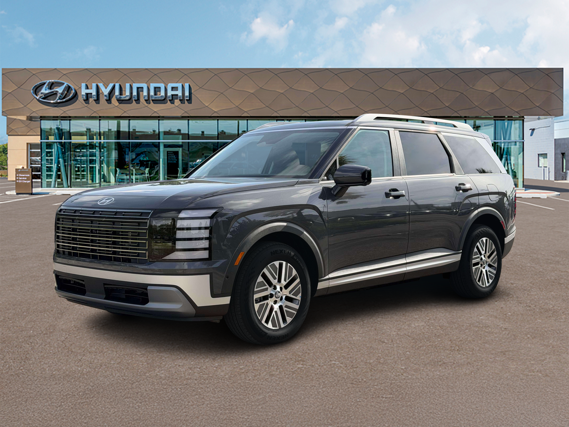New 2027 Gray Hyundai SEL Premium 7P image 2
