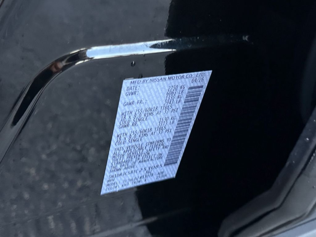 Used 2026 Black Nissan SL image 16