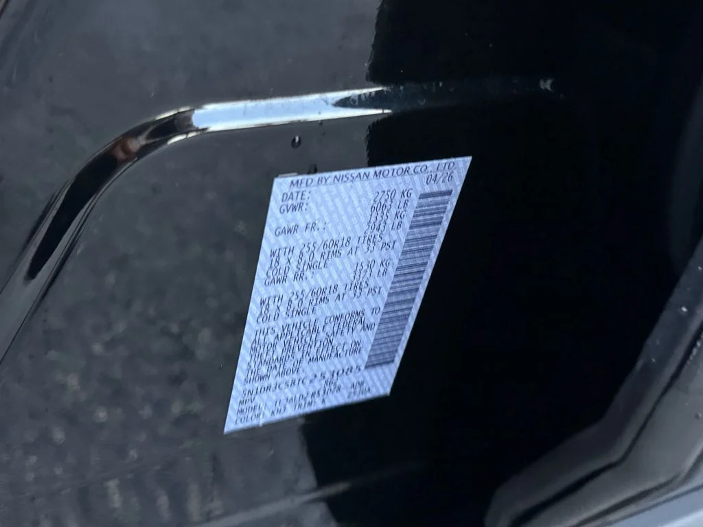 Certified Used 2026 Black Nissan SL image 16