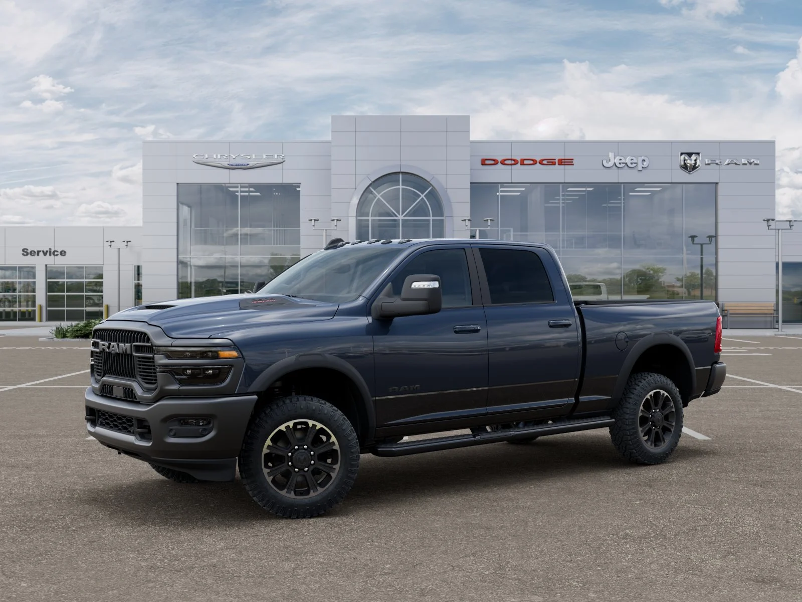 New 2026 Forged Blue Metallic Exterior Paint RAM Rebel image 46