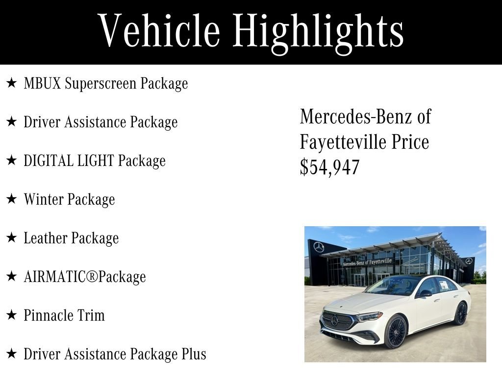 Certified Used 2024 White Mercedes-Benz E 350 image 6